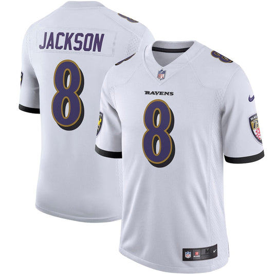 Baltimore Ravens Lamar Jackson NFL jersey front view