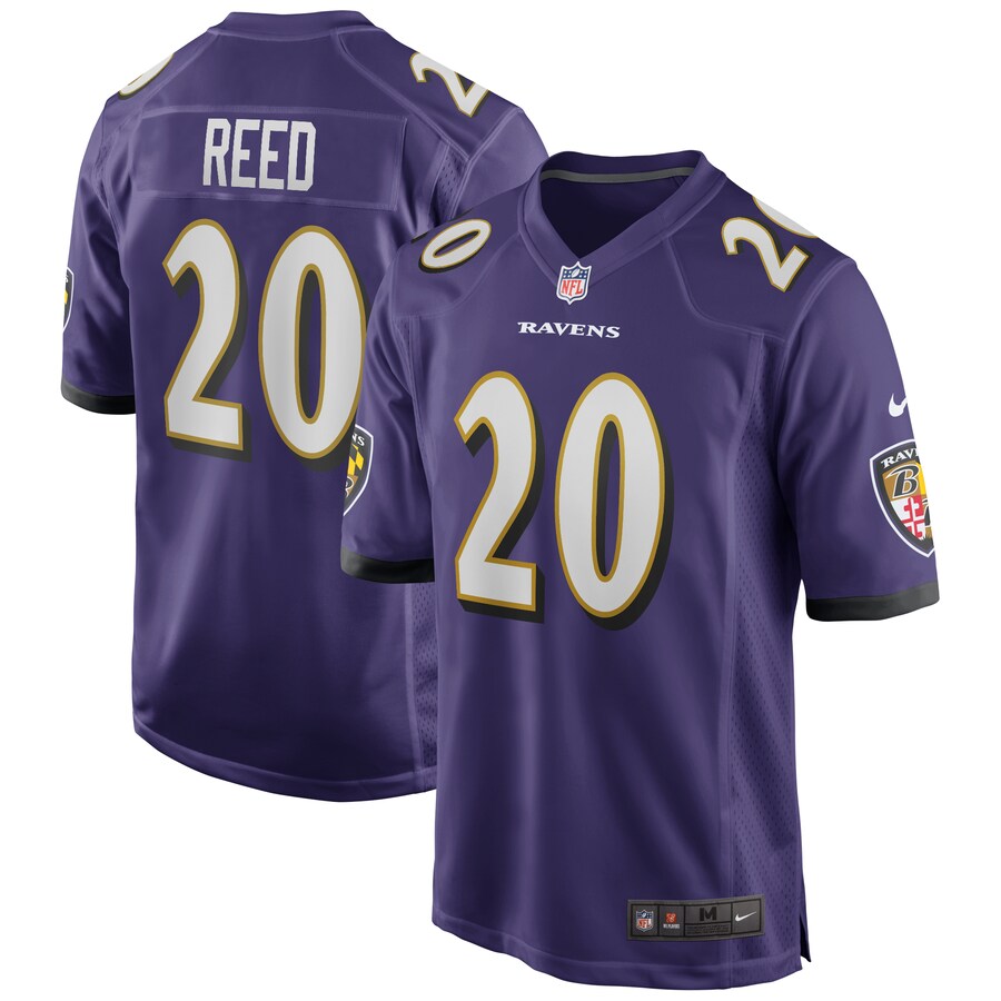 Baltimore Ravens Ed Reed NFL jersey front view