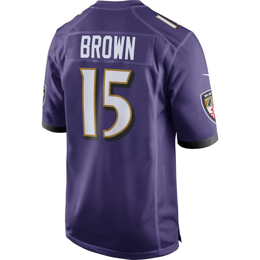 Baltimore Ravens Marquise NFL jersey front view