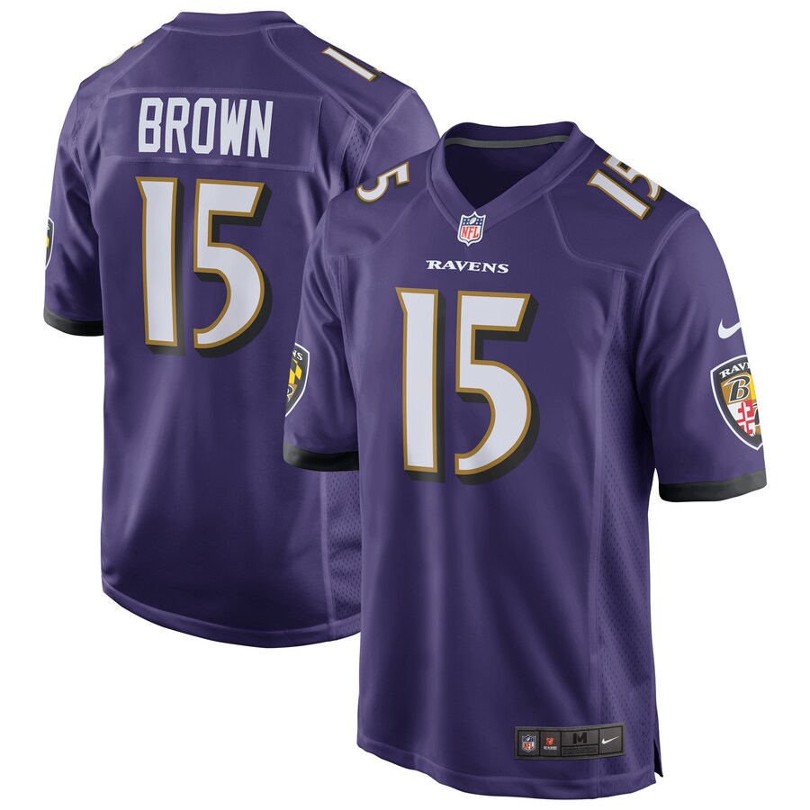 Baltimore Ravens Marquise NFL jersey front view