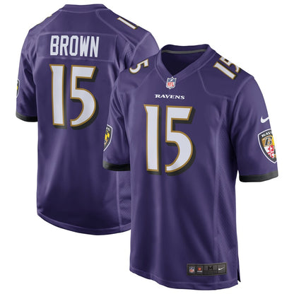 Baltimore Ravens Marquise NFL jersey front view