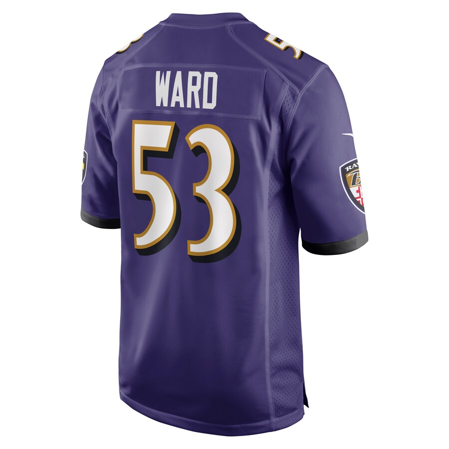 Baltimore Ravens Jihad Ward NFL jersey front view