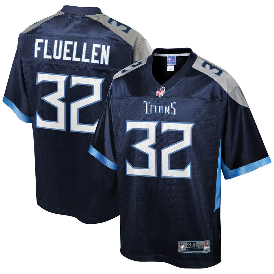 Tennessee Titans David Fluellen Big Tall NFL jersey front view