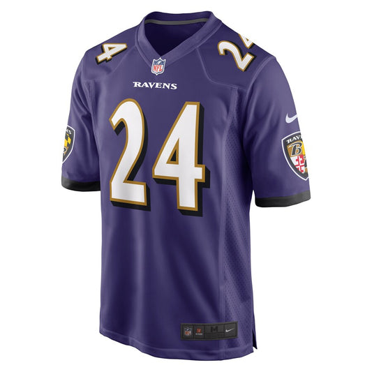 Baltimore Ravens Marcus Peters NFL jersey front view