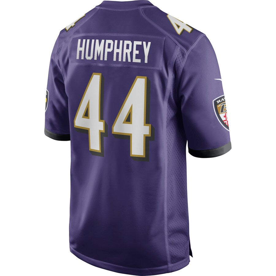 Baltimore Ravens Marlon Humphrey NFL jersey front view