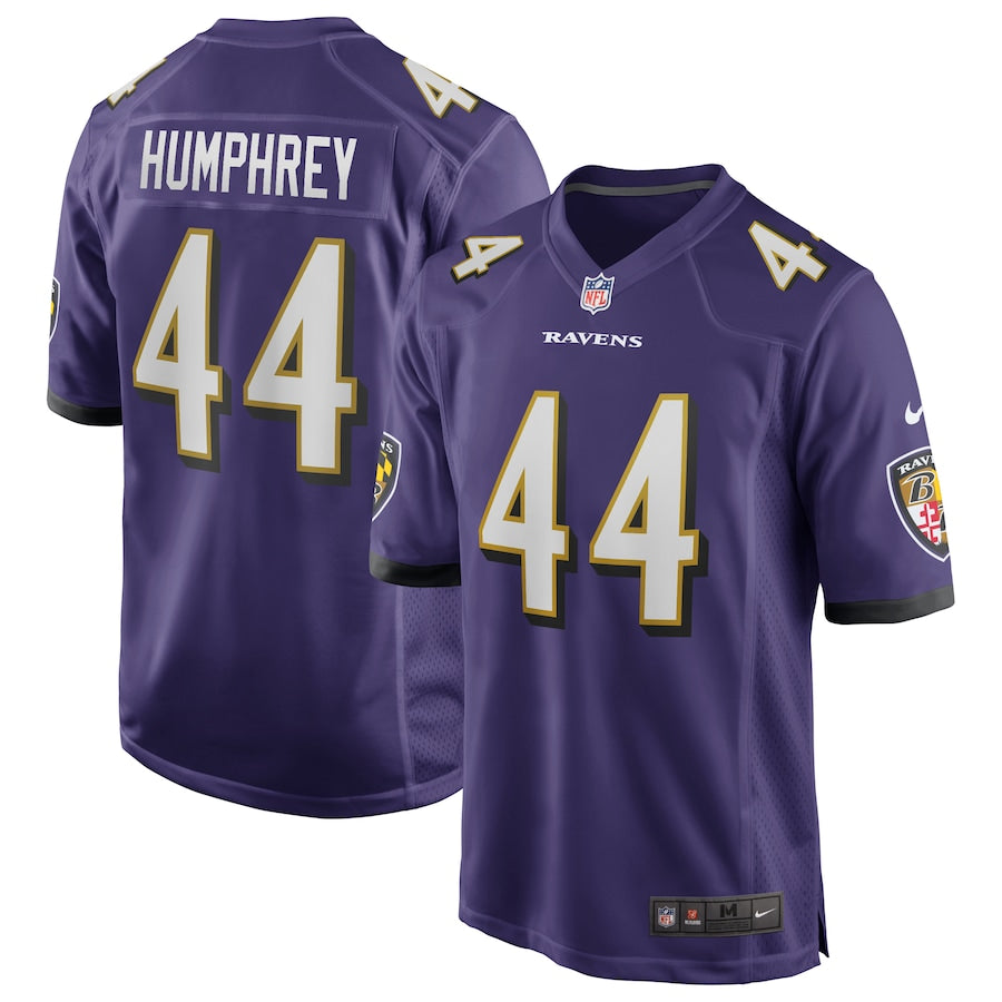 Baltimore Ravens Marlon Humphrey NFL jersey front view