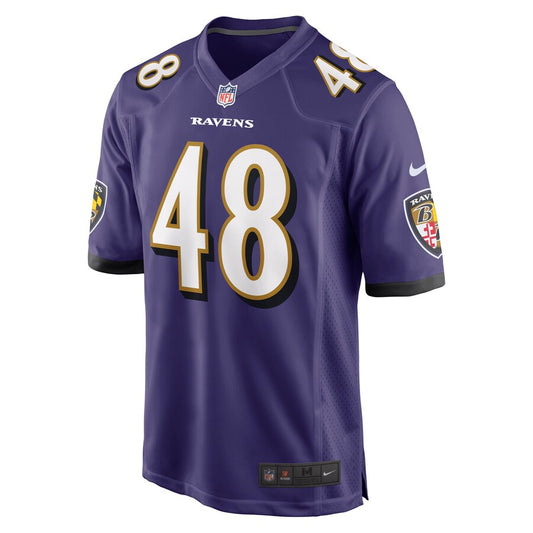 Baltimore Ravens Patrick Queen NFL jersey front view