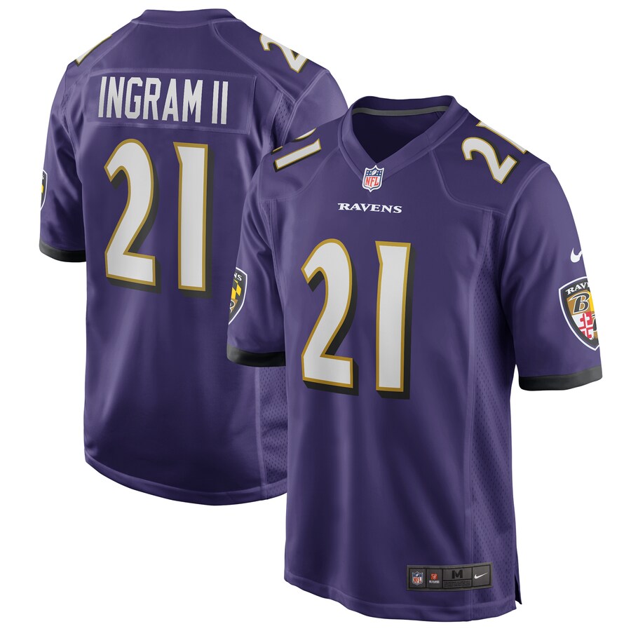 Baltimore Ravens Mark Ingram II NFL jersey front view