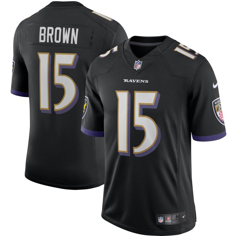 Baltimore Ravens Marquise NFL jersey front view