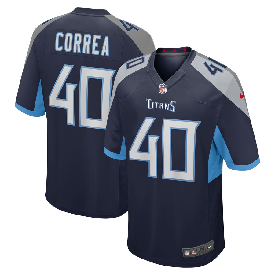 Tennessee Titans Kamalei Correa NFL jersey front view