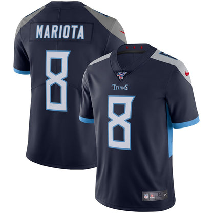 Tennessee Titans Marcus Mariota 100th Season NFL jersey front view