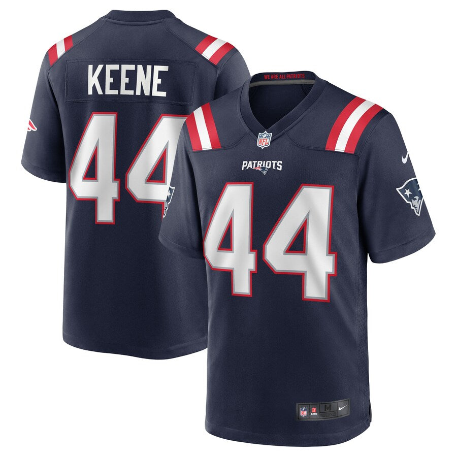 New England Patriots Dalton Keene NFL jersey front view