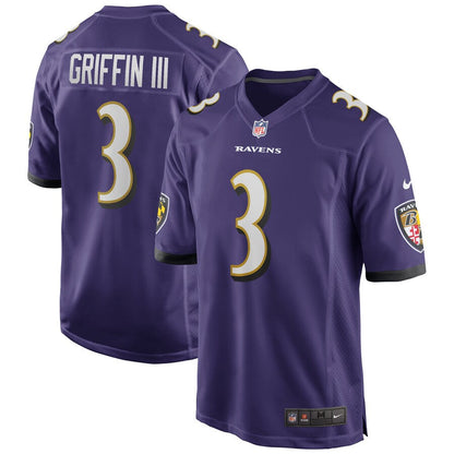 Baltimore Ravens Robert Griffin III NFL jersey front view