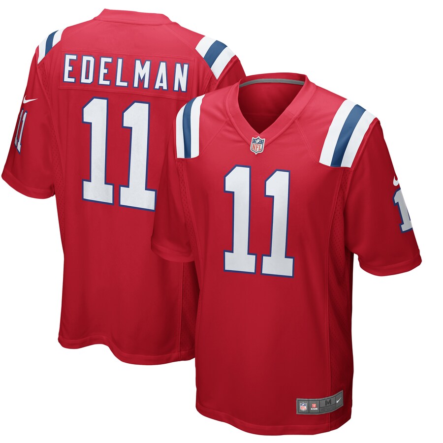 New England Patriots Julian Edelman NFL jersey front view