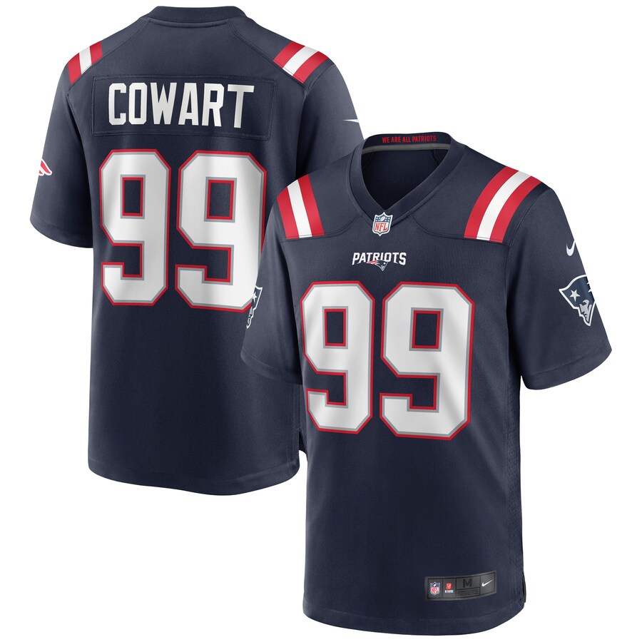 New England Patriots Byron Cowart NFL jersey front view