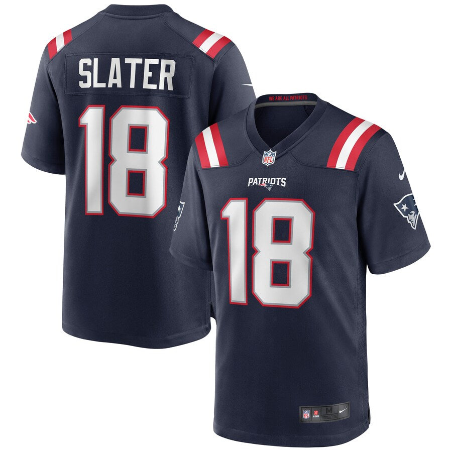 New England Patriots Matthew Slater NFL jersey front view