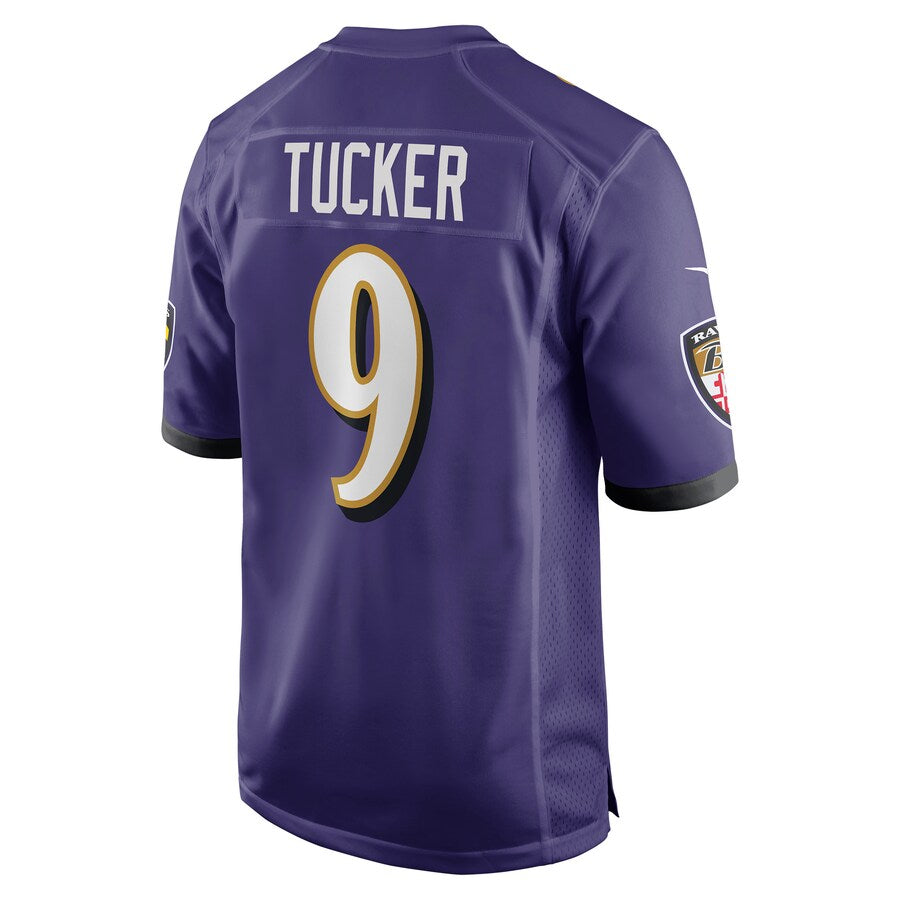 Baltimore Ravens Justin Tucker NFL jersey front view