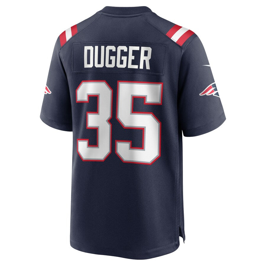New England Patriots Kyle Dugger NFL jersey front view