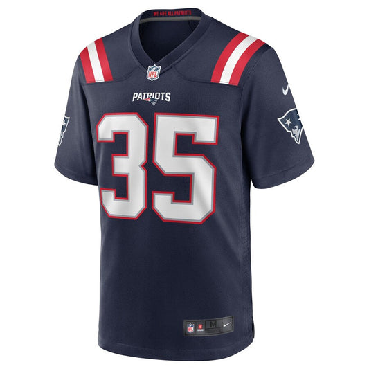 New England Patriots Kyle Dugger NFL jersey front view