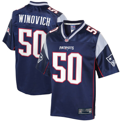 New England Patriots Chase Winovich Big Tall NFL jersey front view