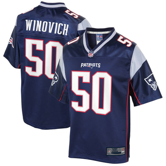 New England Patriots Chase Winovich Big Tall NFL jersey front view