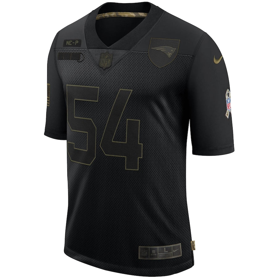 New England Patriots Tedy Bruschi Salute To Service NFL jersey front view