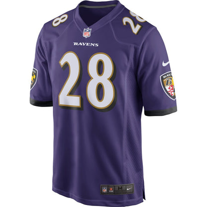 Baltimore Ravens Terrance West NFL jersey front view