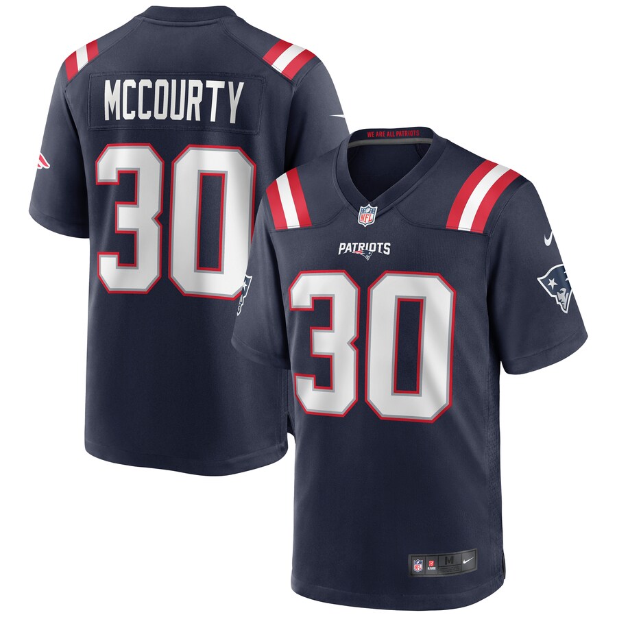 New England Patriots Jason Mccourty NFL jersey front view