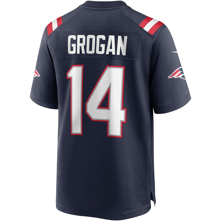 New England Patriots Steve Grogan NFL jersey front view