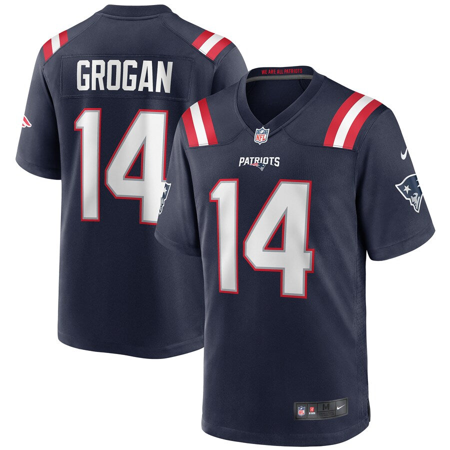 New England Patriots Steve Grogan NFL jersey front view