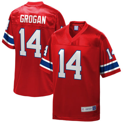 New England Patriots Steve Grogan NFL jersey front view