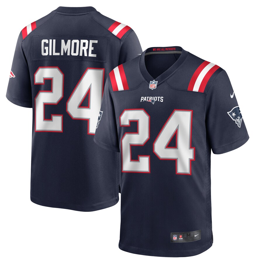 New England Patriots Stephon Gilmore NFL jersey front view