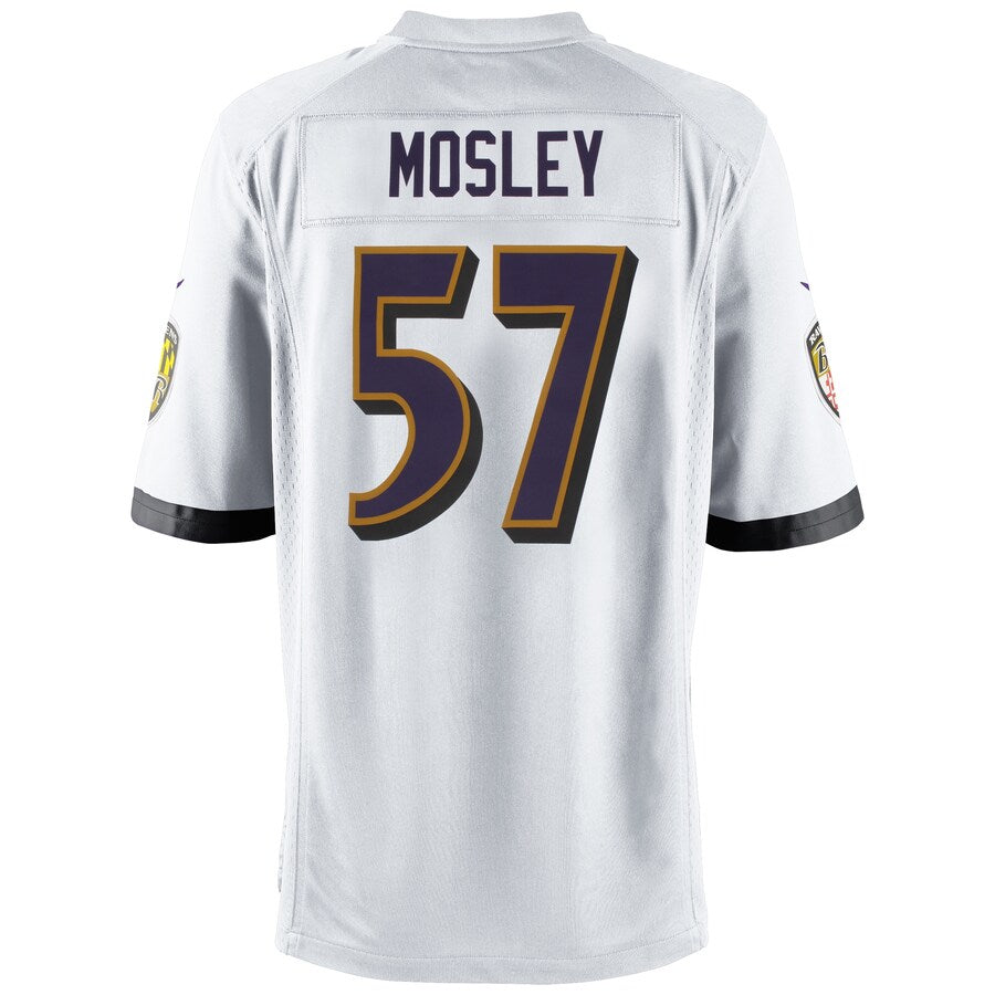 Baltimore Ravens S Cj Mosley NFL jersey front view