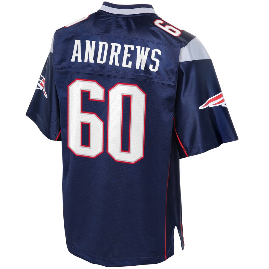 New England Patriots David Andrews Big Tall NFL jersey front view
