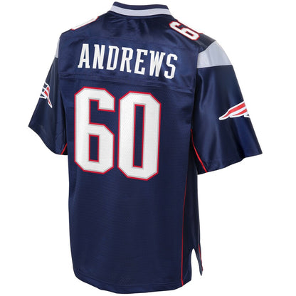 New England Patriots David Andrews Big Tall NFL jersey front view