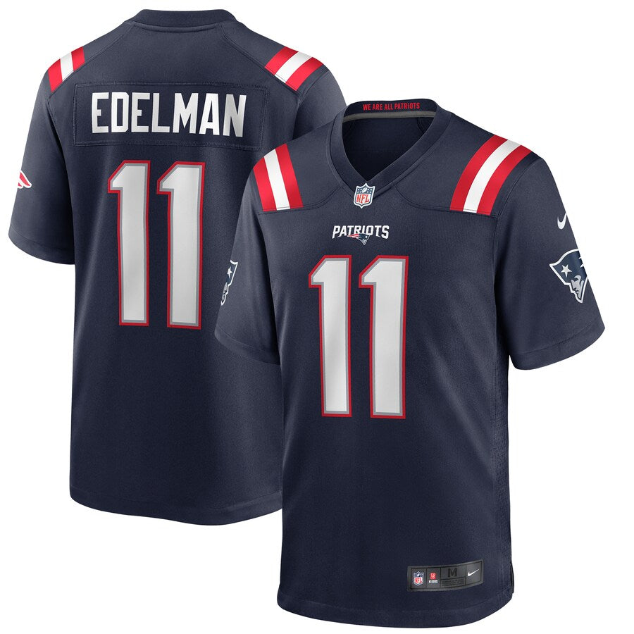 New England Patriots Julian Edelman NFL jersey front view