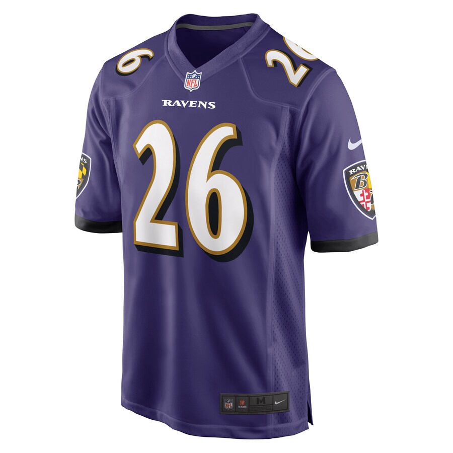 Baltimore Ravens Geno Stone NFL jersey front view
