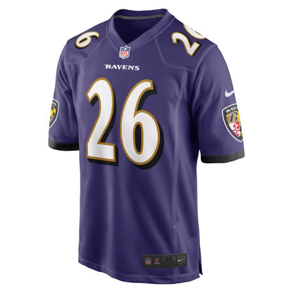 Baltimore Ravens Geno Stone NFL jersey front view