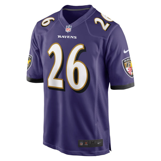 Baltimore Ravens Geno Stone NFL jersey front view