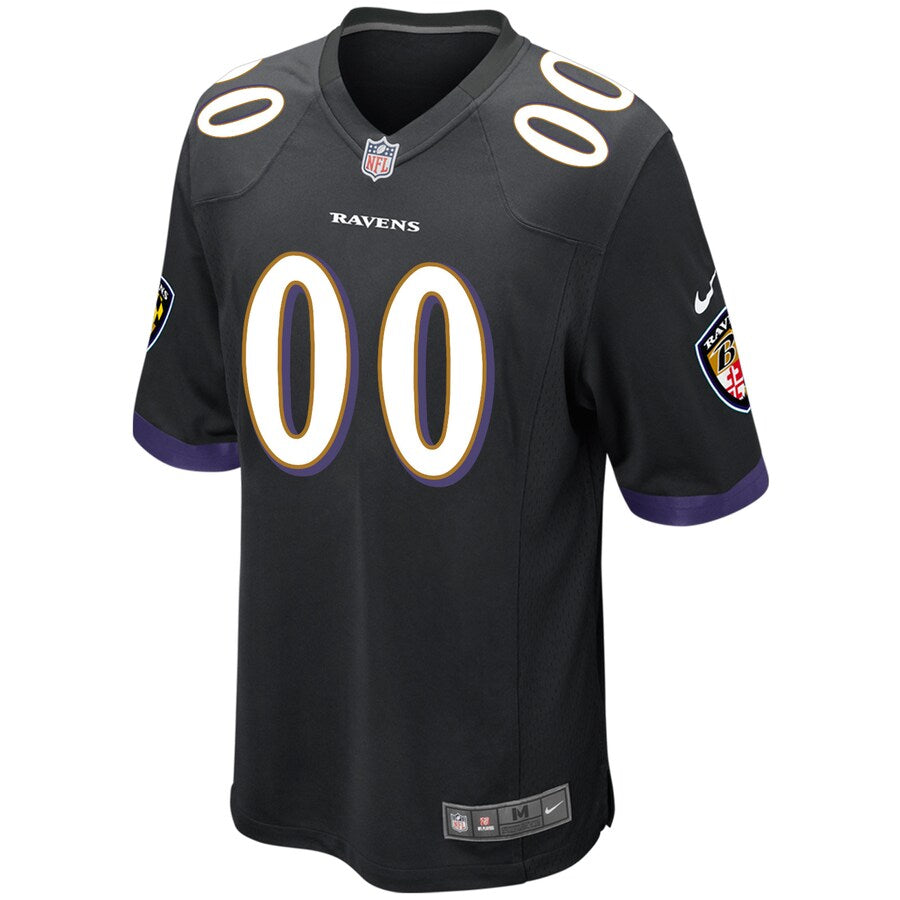 BAL Black Alternate Custom Game Jersey rtj football 3941
