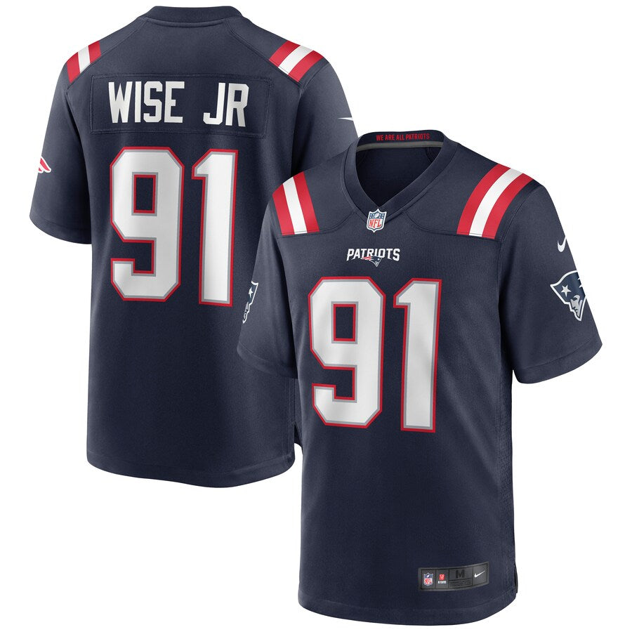 NE DJ Navy Game Jersey rtj football 4045