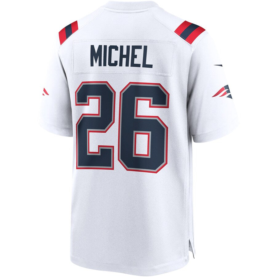 NE SM White Game Jersey rtj football 4006