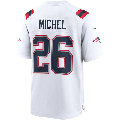 NE SM White Game Jersey rtj football 4006