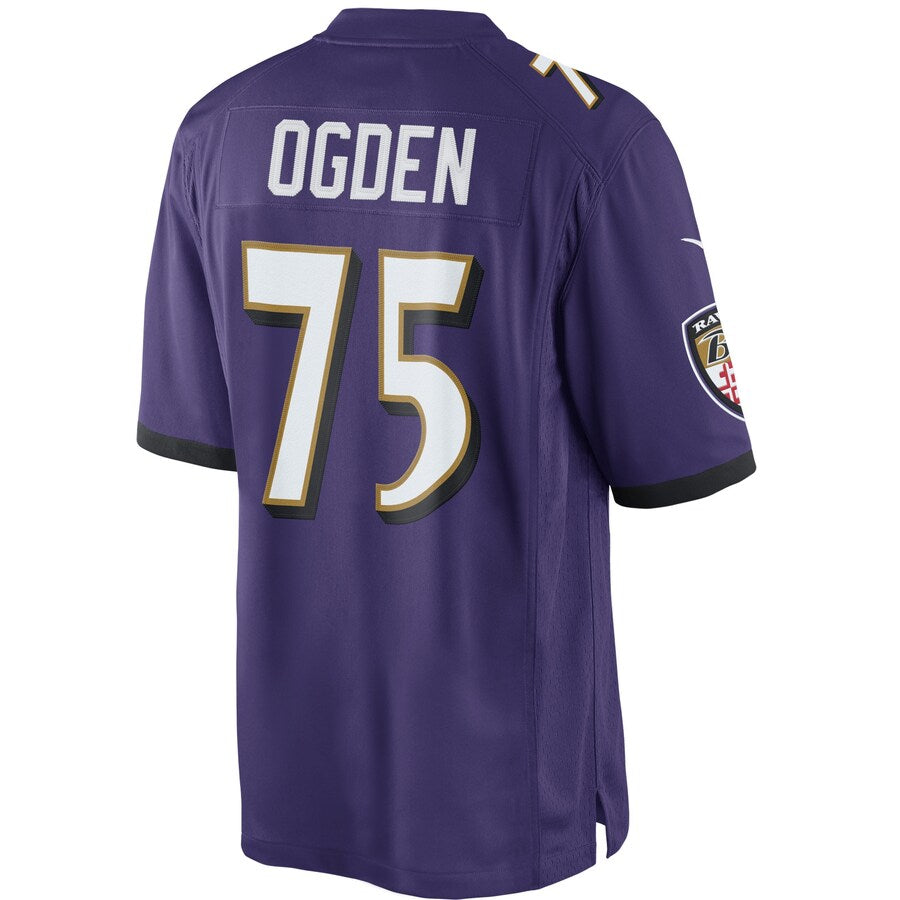s Jonathan Ogden Purple BAL Limited Jersey rtj football 3940