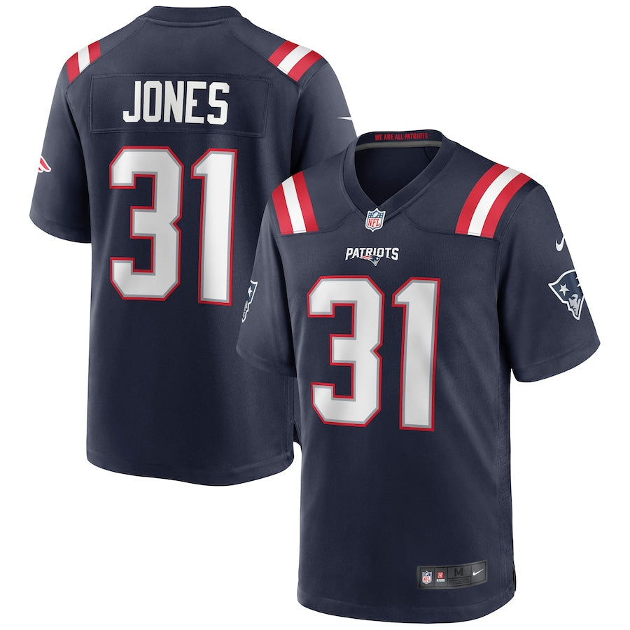 New England Patriots Jonathan Jones NFL jersey front view