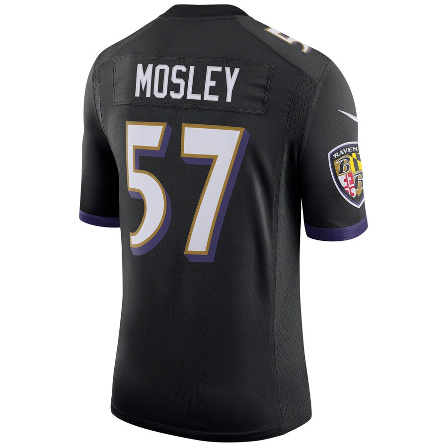 Baltimore Ravens Cj Mosley Speed Machine NFL jersey front view