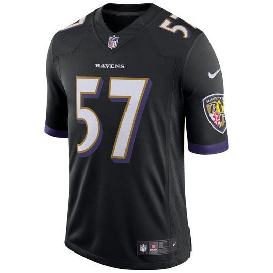 Baltimore Ravens Cj Mosley Speed Machine NFL jersey front view