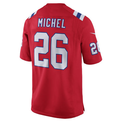 New England Patriots Sony Michel NFL jersey front view