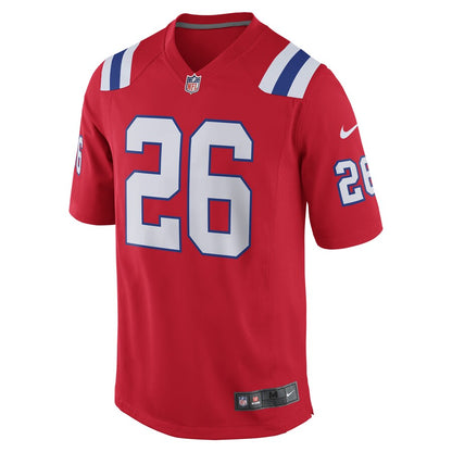 New England Patriots Sony Michel NFL jersey front view
