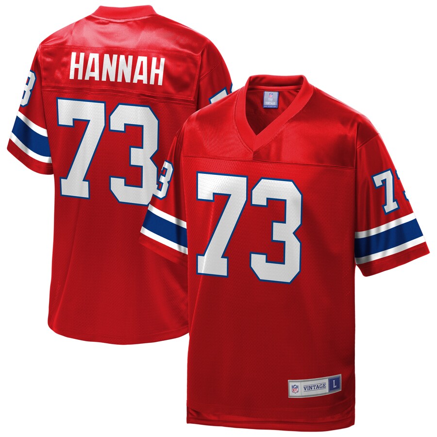 New England Patriots John Hannah NFL jersey front view